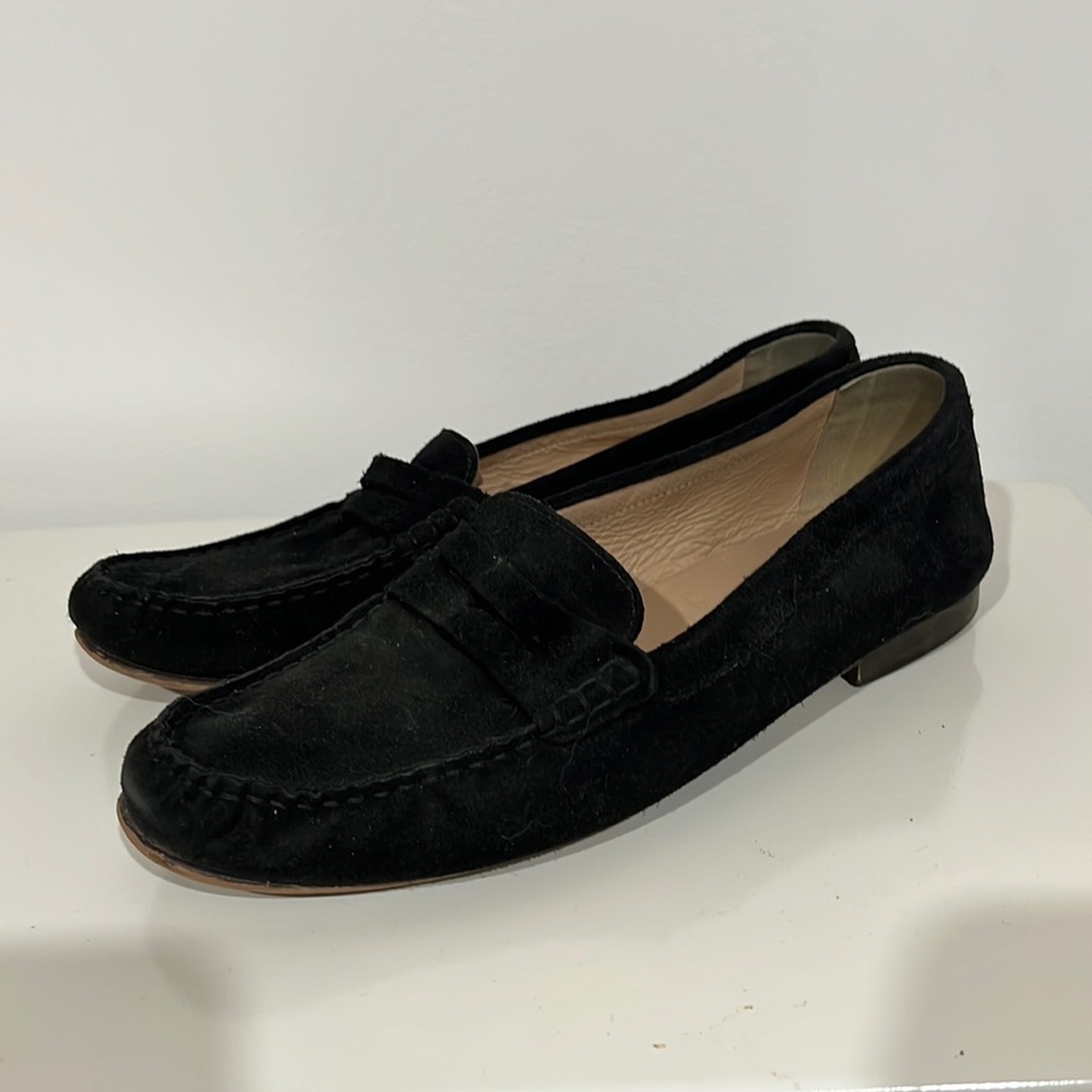 JCrew suede loafers